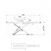 Nůžkový zvedák 3500 kg pro geometrii náhled
