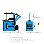 Zouvačka pneumatik s pomocným ramenem TC03 Zouvačka pneumatik s pomocným ramenem TC03 náhled