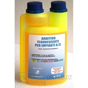 Fluorescenční kapalina pro chladivo r134