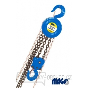 Řetězový kladkostroj ruční, zdvih 3m nosnost 1t Řetězový kladkostroj ruční, zdvih 3m nosnost 1t gallery main image