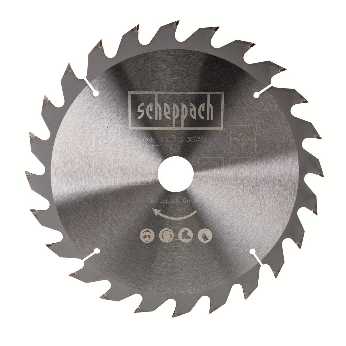 Pilový kotouč TCT 250/30 x 2,4, 24 zubů