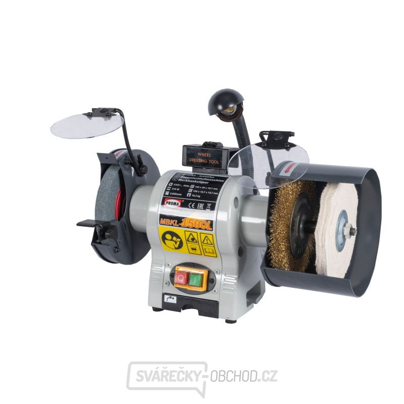 Dvoukotoučová bruska - leštička MBKL-1500L PROMA