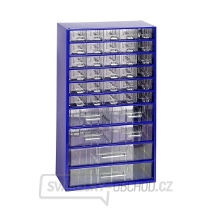 Závěsná skříňka - 30 M, 4 S, 2 V - modrá 6765M Závěsná skříňka - 30 M, 4 S, 2 V - modrá 6765M gallery main image