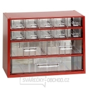 Závěsná skříňka - 10 M, 2 S, 1 V - červená 6761C Závěsná skříňka - 10 M, 2 S, 1 V - červená 6761C gallery main image