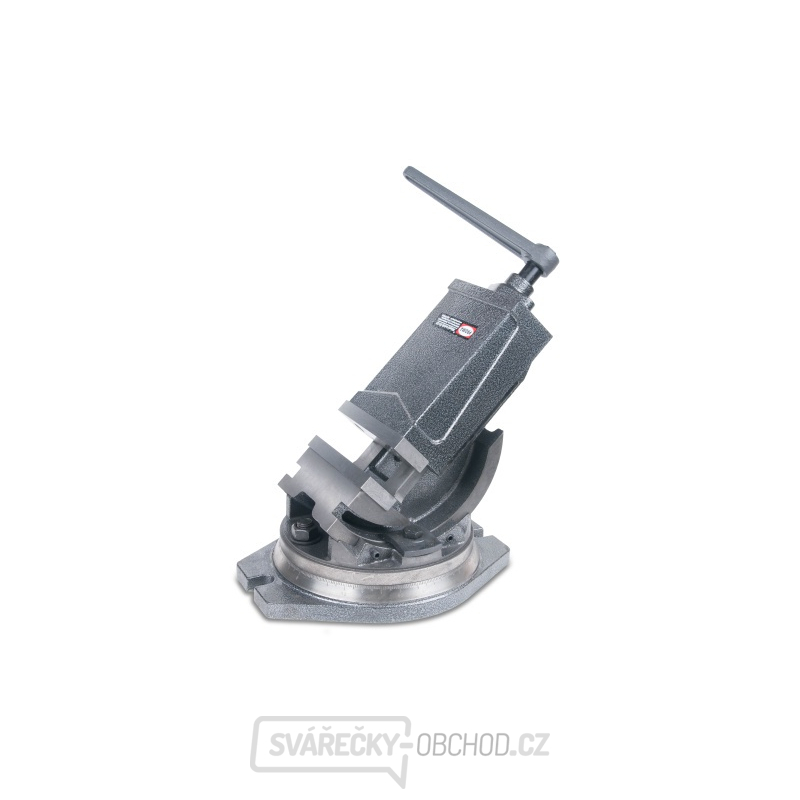 Sklopný svěrák SS-125mm s otočnou základnou 