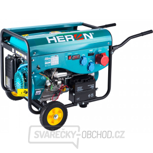 Elektrocentrála benzínová a plynová HERON (LGP/NG) 13HP/5,5kW (400V) 2x2kW (230V), elektrický start Elektrocentrála benzínová a plynová HERON (LGP/NG) 13HP/5,5kW (400V) 2x2kW (230V), elektrický start gallery main image