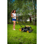 Benzínová sekačka na trávu Riwall PRO RPM 5135 4v1 s pojezdem náhled