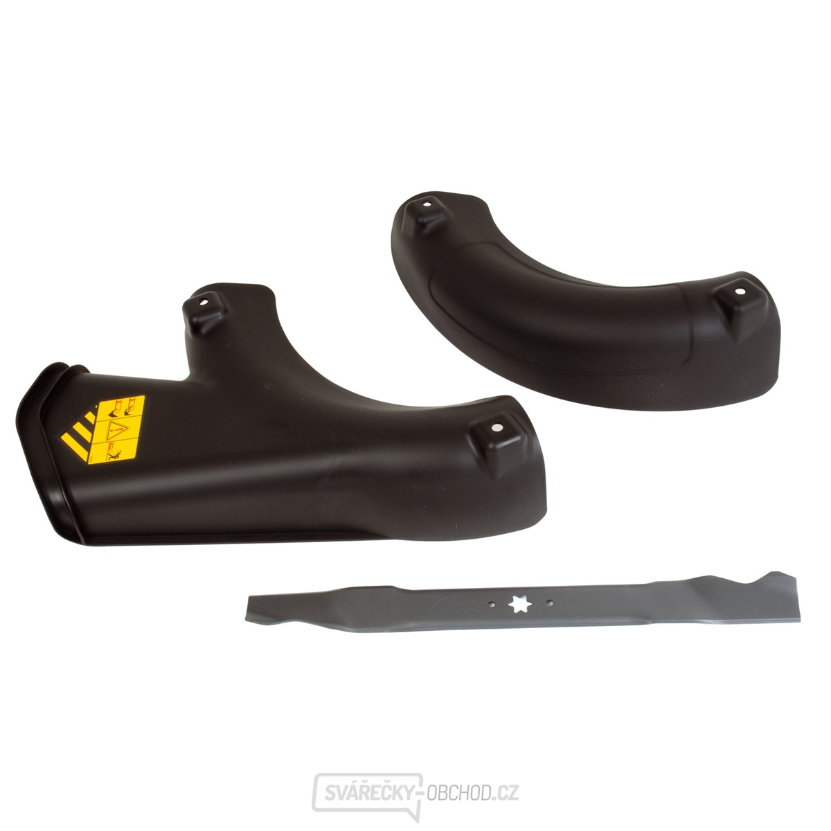 Mulčovací sada, deflektor, nůž pro Pinto/Minirider 60