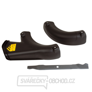Mulčovací sada, deflektor, nůž pro Pinto/Minirider 60 Mulčovací sada, deflektor, nůž pro Pinto/Minirider 60
