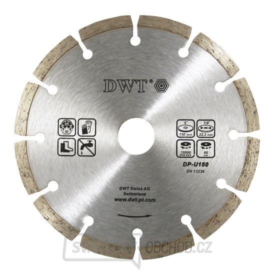 Diamantový segmentovaný kotouč 115 mm (železobeton, kámen)