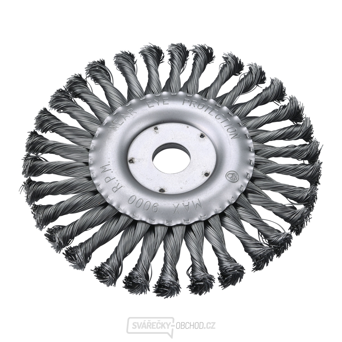 Copánkový ocelový kartáč na úhlové brusky - pr. 178 mm 