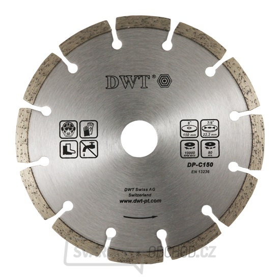 Diamantový segmentovaný kotouč 180 mm (abrazivní materiály)