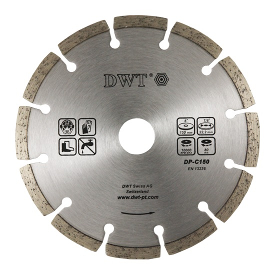 DWT Diamantový segmentovaný kotouč 115 mm (abrazivní materiály)