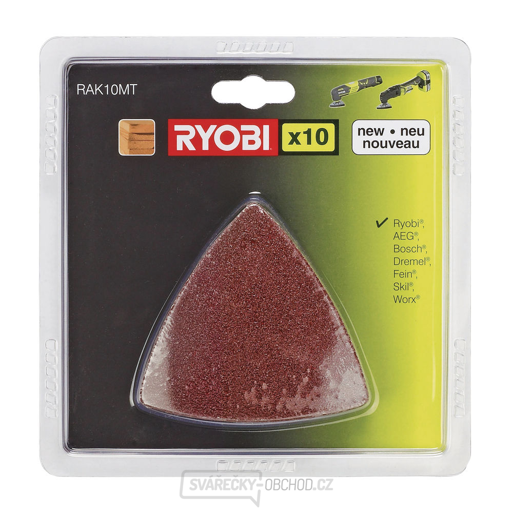 RAK 10 MT - sada 10 ks brusných papírů k RMT 1801 M, RMT 1
