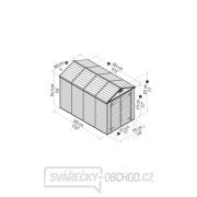 Skylight 6x10 hnědý - zahradní domek Náhled