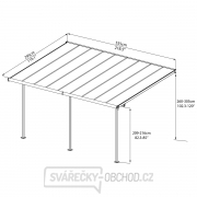 Sierra 5400 bílá 3 x 5,46 - hliníková (montovaná) pergola Sierra 5400 bílá 3 x 5,46 - hliníková (montovaná) pergola náhled