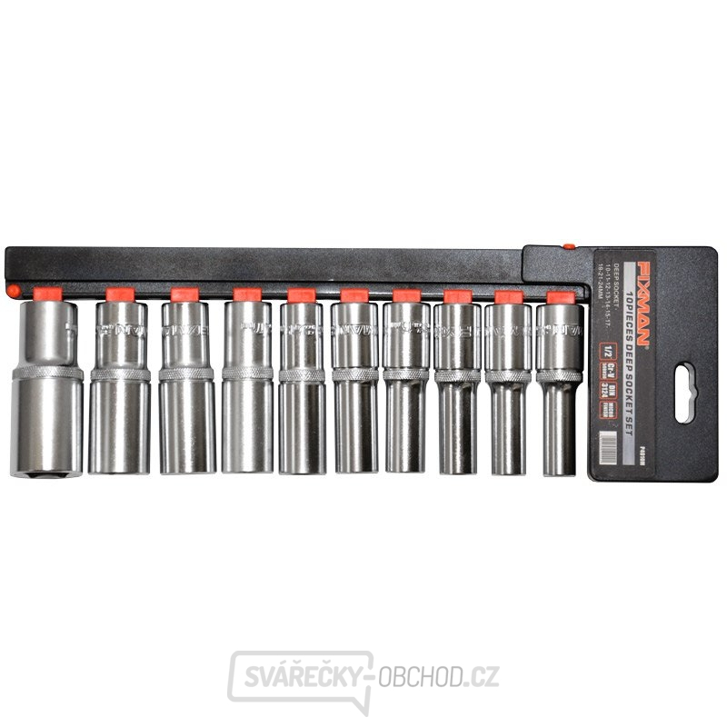Sada dlouhých nástrčných 6-hranných hlavic 1/2"P4010M