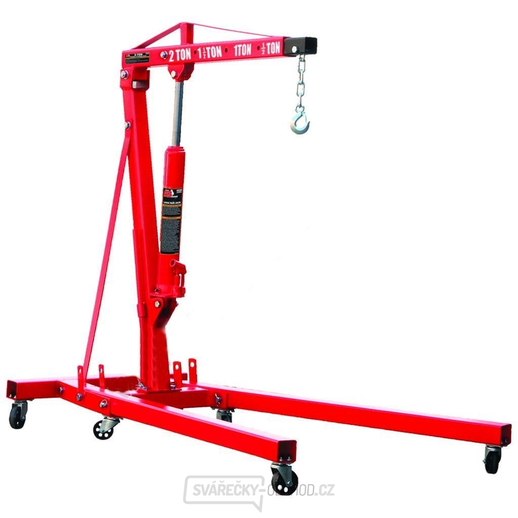 Pojízdný skládací hydraulický dílenský jeřáb T32002