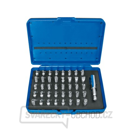 Sada bitů 1/4" držák+bity+box - 41ks
