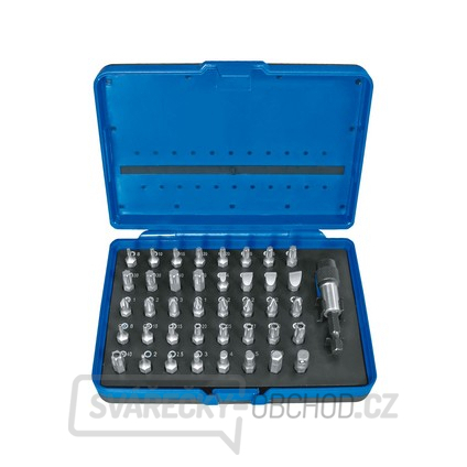 Sada bitů 1/4" rychloupínací držák+bity+box - 41ks