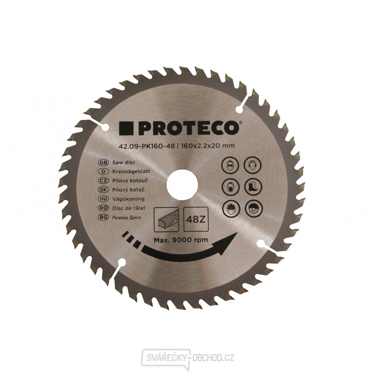 Kotouč pilový SK 160x2.2x20 48z