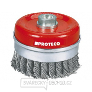 Kartáč hrnkový copánkový Fe0.5mm -  100mmxM14x2 gallery main image