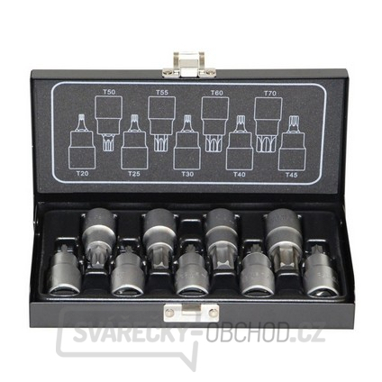 sada hlavic 1/2" TRX 9dílů (TRX20-70) zástrč.