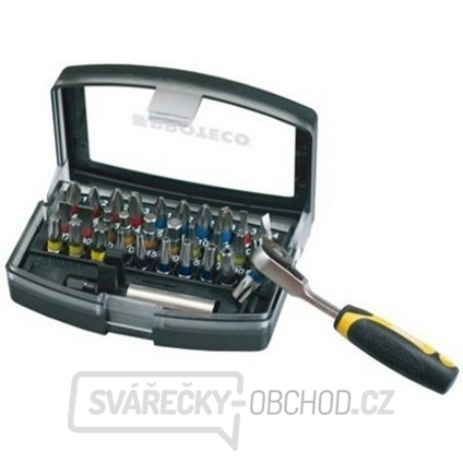 Sada bitů 1/4" 32 dílů s ráčnou