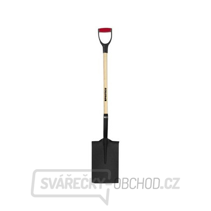 Rýč rovný s dřevěnou násadou 1200mm PROTECO