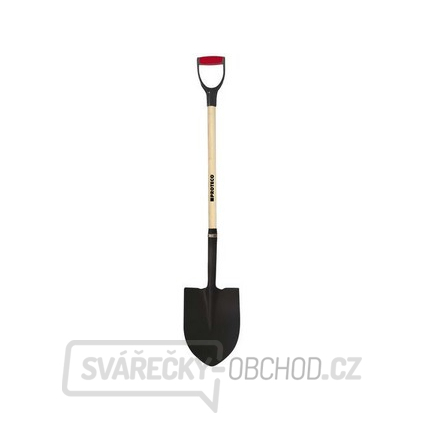 Rýč špičatý s dřevěnou násadou 1200mm PROTECO