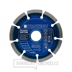 Kotouč dia 115 mm segment BETON CHAMPION beton, cihla, stav.