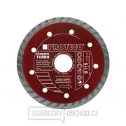 Kotouč dia 230 mm celistvý segment TURBO CHAMPION kámen,bet. gallery main image