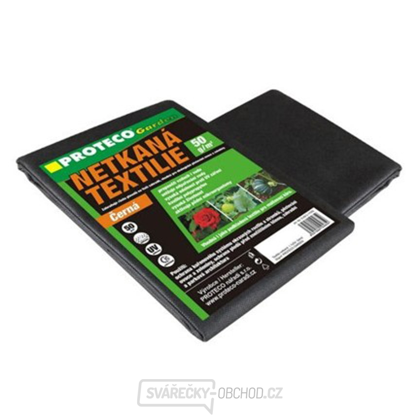 textilie netkaná  1.6 x 5 m  černá 50g/m2 PROTECO GARDEN