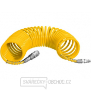 Hadice spirálová PU 5/8mm  7.5 m  s rychlospojkami STOP gallery main image