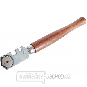 Řezač skla s karbidovými kolečky, 6 ks řezacích koleček Řezač skla s karbidovými kolečky, 6 ks řezacích koleček gallery main image