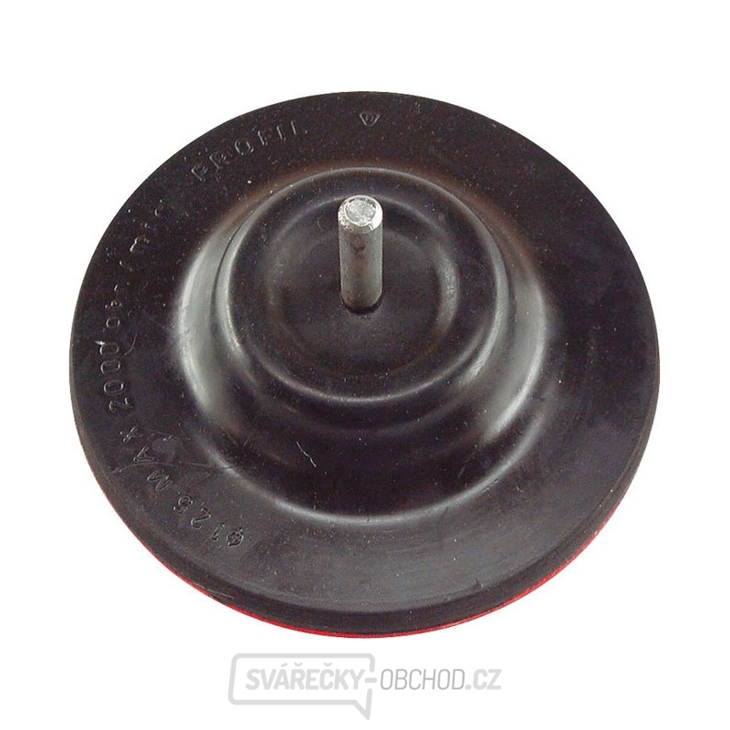 nosič brusných výseků do vrtačky kloubový - suchý zip, O 125mm