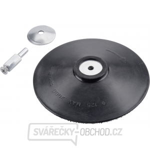 Nosič brusných výseků do vrtačky - suchý zip, O 125mm,  EXTOL CRAFT Nosič brusných výseků do vrtačky - suchý zip, O 125mm,  EXTOL CRAFT gallery main image