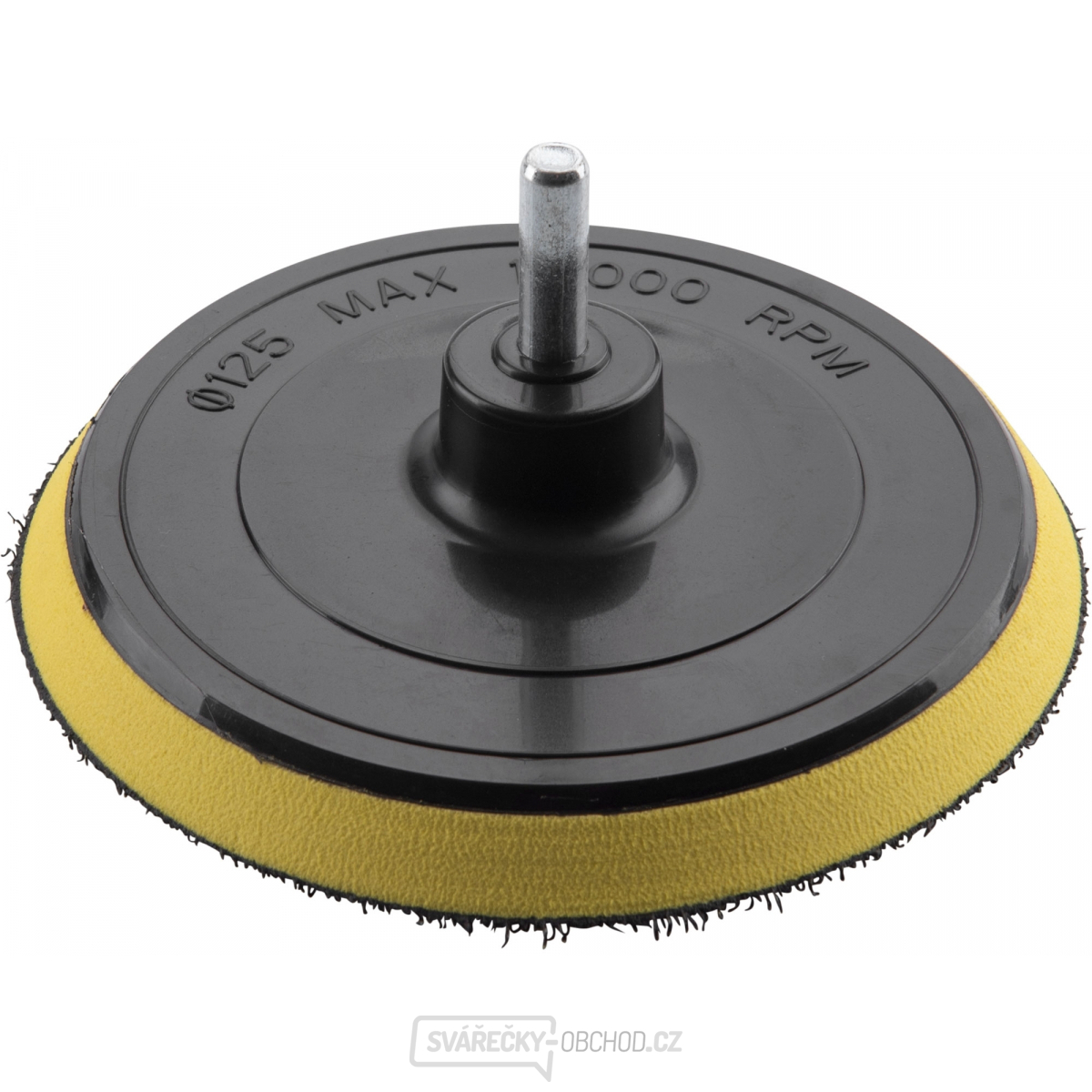 Nosič brusných výseků do vrtačky - suchý zip, O 125mm s pěnou,  EXTOL CRAFT