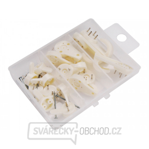 Háčky plastové univerzální 3 rozměry, sada 16 ks Háčky plastové univerzální 3 rozměry, sada 16 ks gallery main image