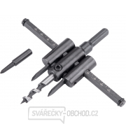 Vrták nastavitelný vykružovací do dřeva s 2břity, ∅ 30-120mm Vrták nastavitelný vykružovací do dřeva s 2břity, ∅ 30-120mm gallery main image