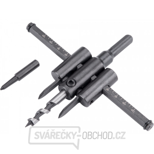 Vrták nastavitelný vykružovací do dřeva s 2břity, ∅ 30-120mm Vrták nastavitelný vykružovací do dřeva s 2břity, ∅ 30-120mm gallery main image