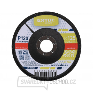 Kotouč lamelový šikmý korundový 125mm, zr. P120 gallery main image