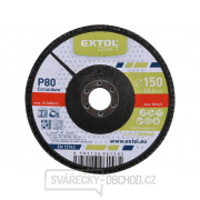 Kotouč lamelový šikmý korundový 150mm, zr. P80 gallery main image