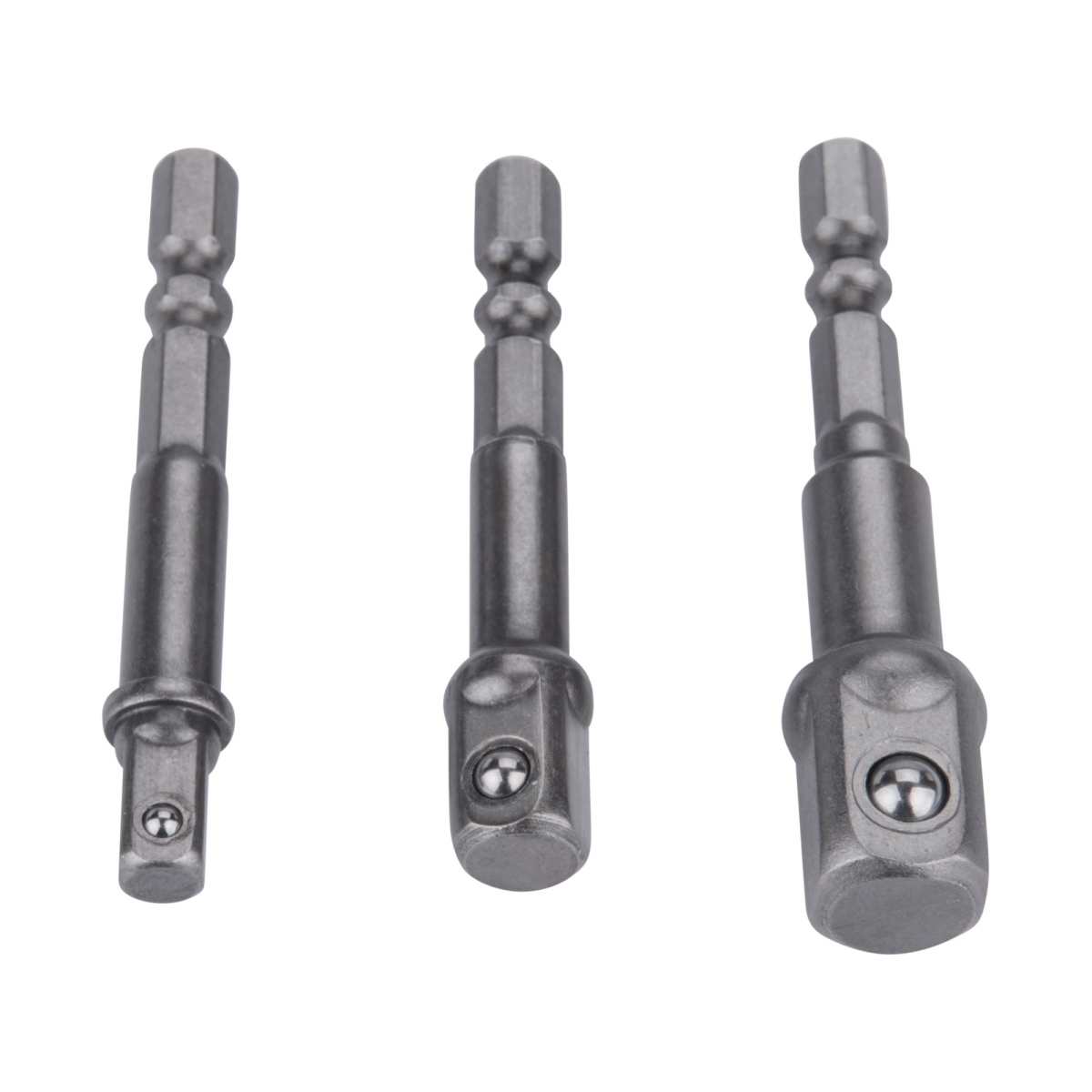Adaptéry do vrtačky, 1/4"-3/8"-1/2" 32600