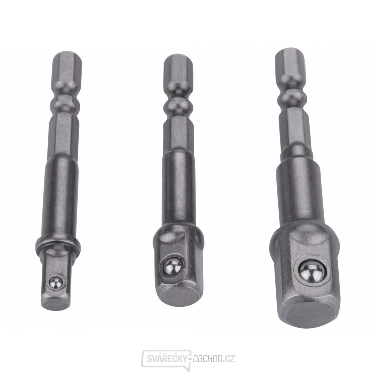 Adaptéry do vrtačky, 1/4"-3/8"-1/2"