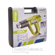 Horkovzdušná pistole s příslušenstvím EXTOL 2000/1000W Horkovzdušná pistole s příslušenstvím EXTOL 2000/1000W náhled