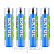 Baterie zink-chloridové, 1,5V AAA (LR03) - 4ks gallery main image