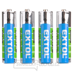 Baterie zink-chloridové, 1,5V AA (LR6) - 4 ks gallery main image