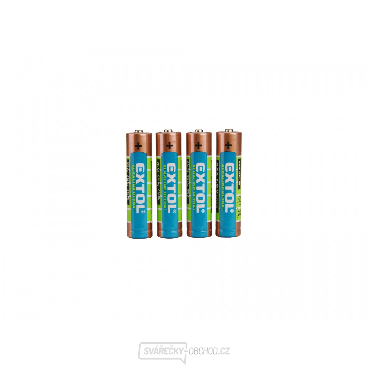 Baterie alkalické ULTRA +, 1,5V AAA (LR03) - 4 ks