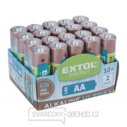 Baterie alkalické ULTRA +, 1,5V AA (LR6) - 20 ks Náhled